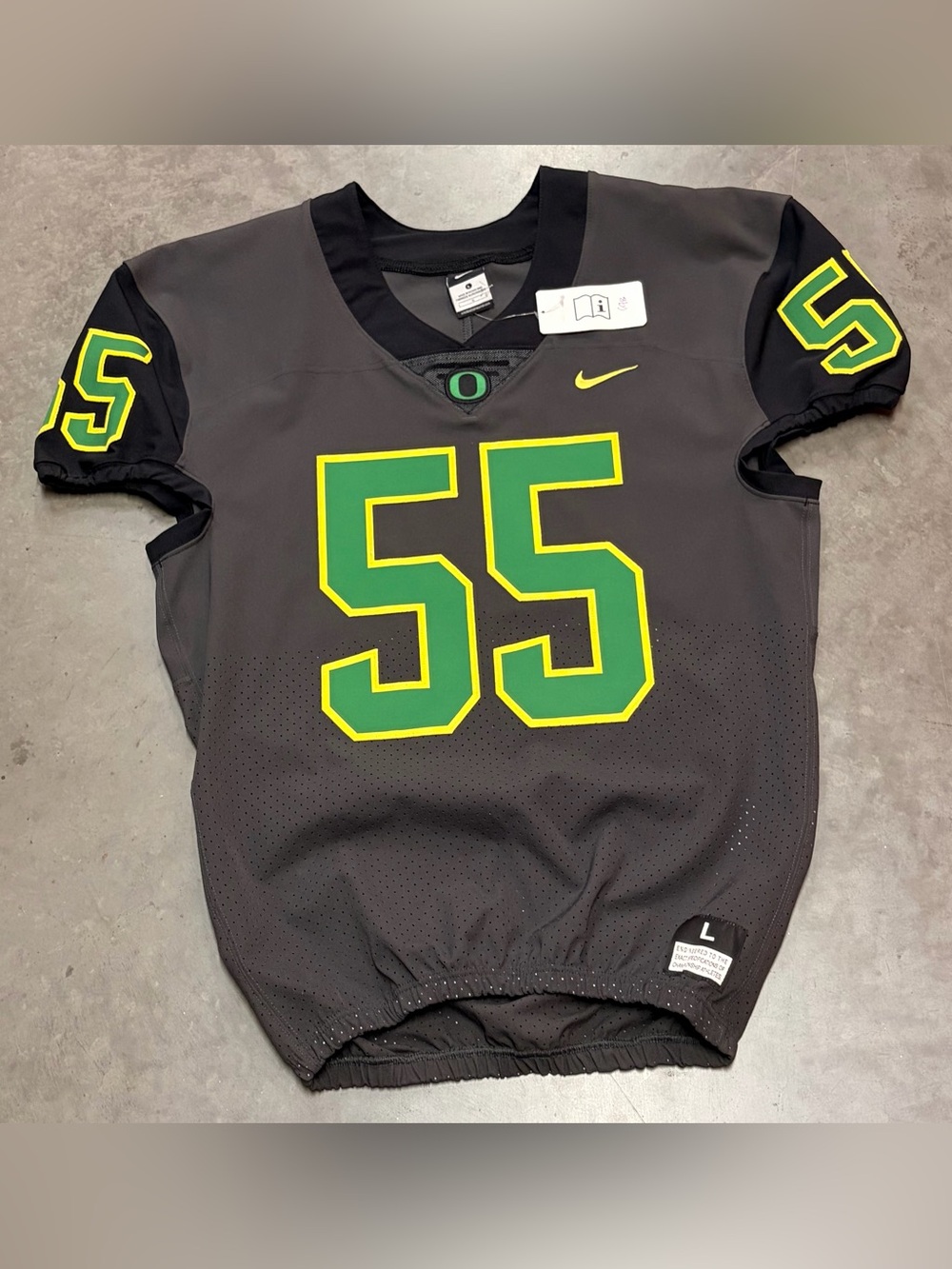 Nike Oregon Ducks Authentic Player Practice Football Jersey #55